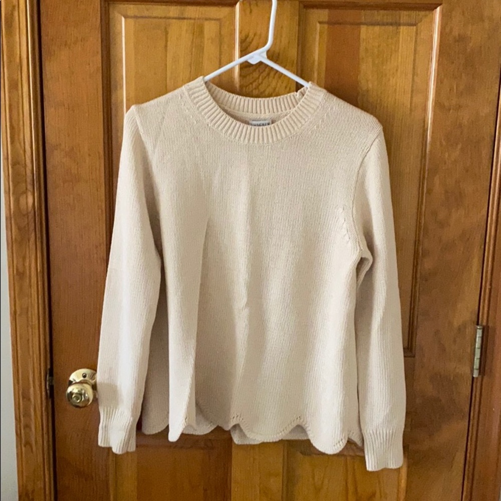 Off white j crew sweater